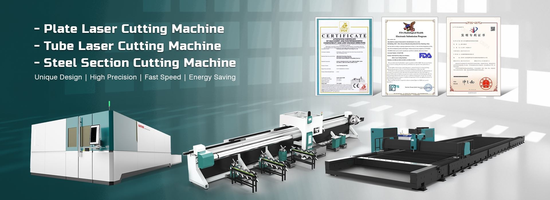 Fiber Laser Cutting Machine , Metal Plate Tube Cutting Machine